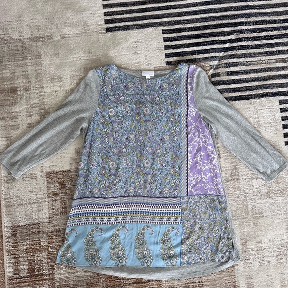 J Jill women’s floral tunic - Picture 2 of 10